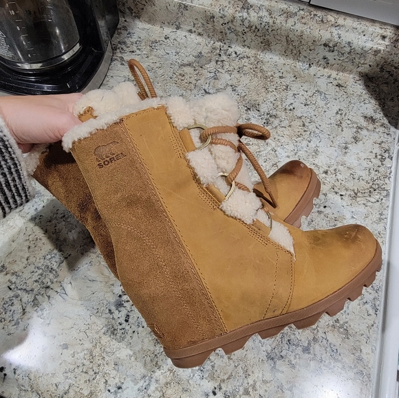 Sorel Shearling Joan of Arctic Wedge II - Picture 15 of 15